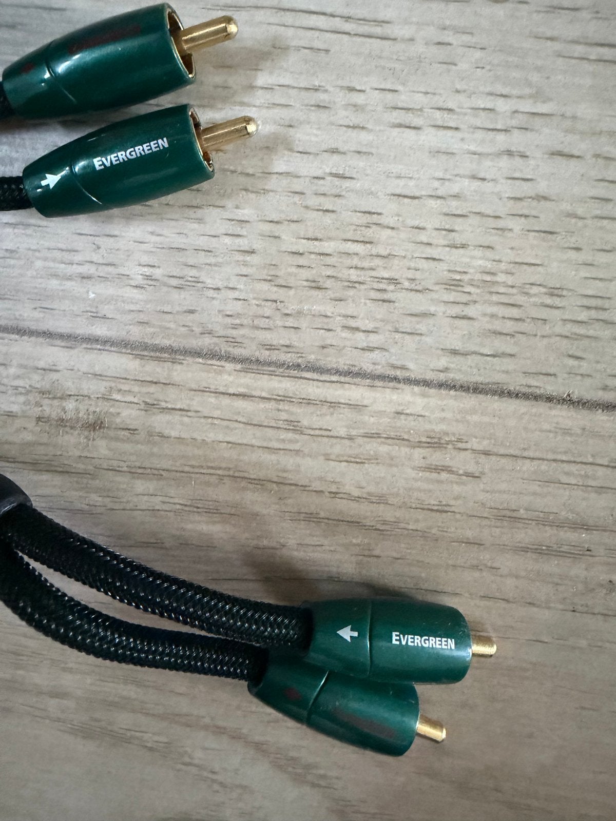 Audioquest Evergreen RCA Interlink Kabel 2m, Ophalen of Verzenden, Zo goed als nieuw, 2 tot 5 meter, Interlink-kabel