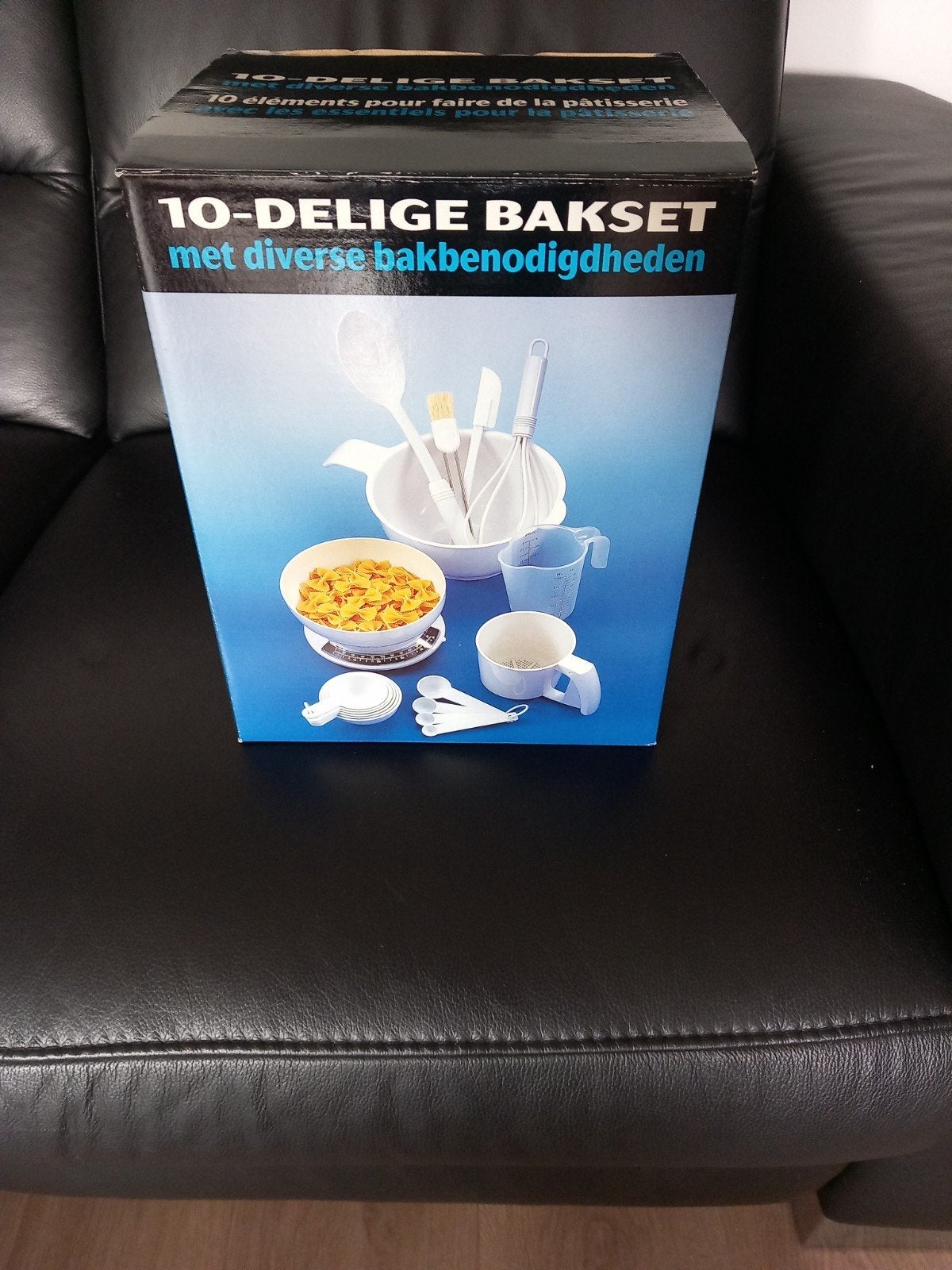 10-delige bakset met diverse bakbenodigdheden, Ophalen, Overige typen, Kunststof, Nieuw