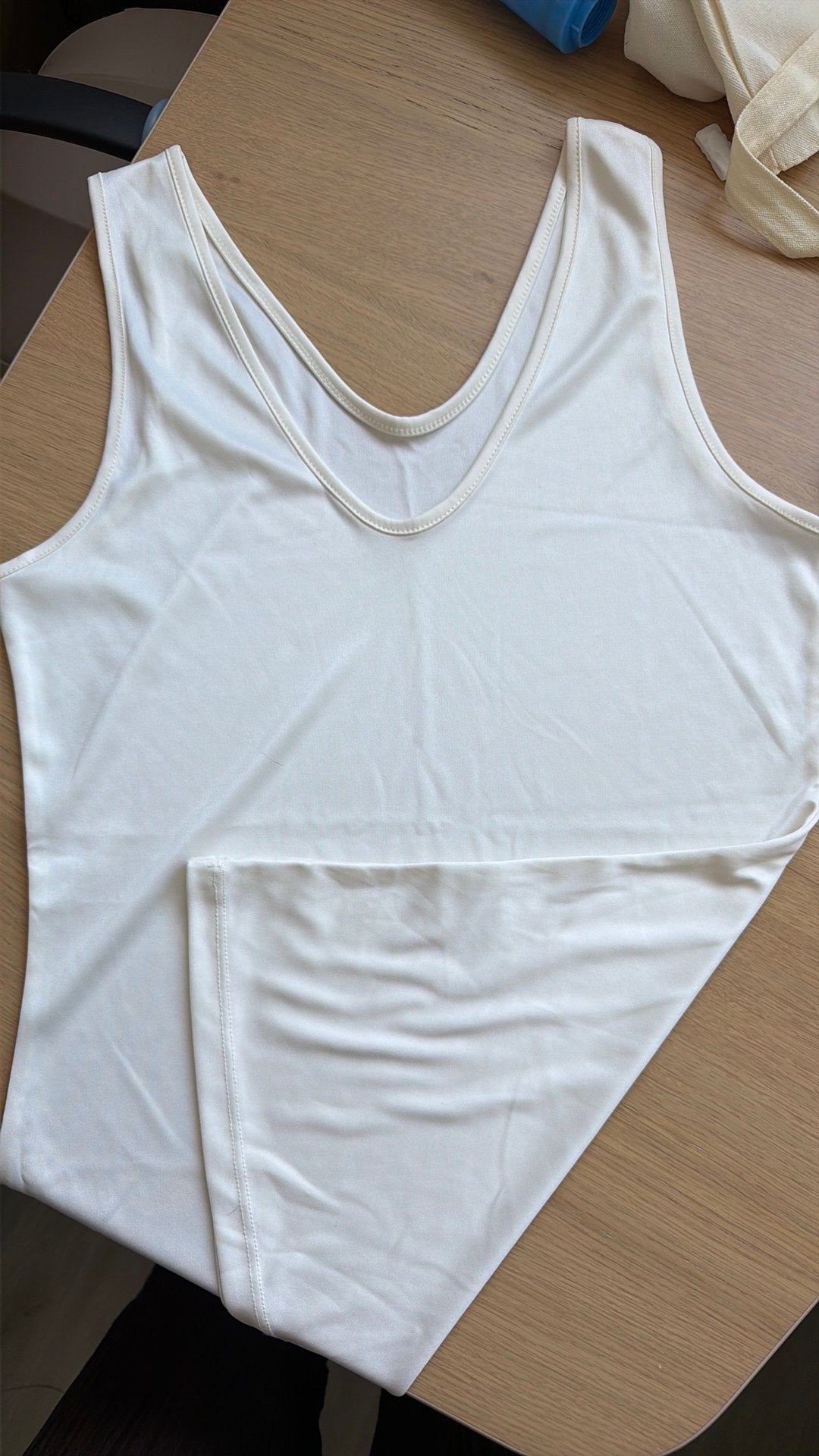 Optidee hemd creme L NIEUW, Ophalen of Verzenden, Nieuw, Beige, Zonder mouw