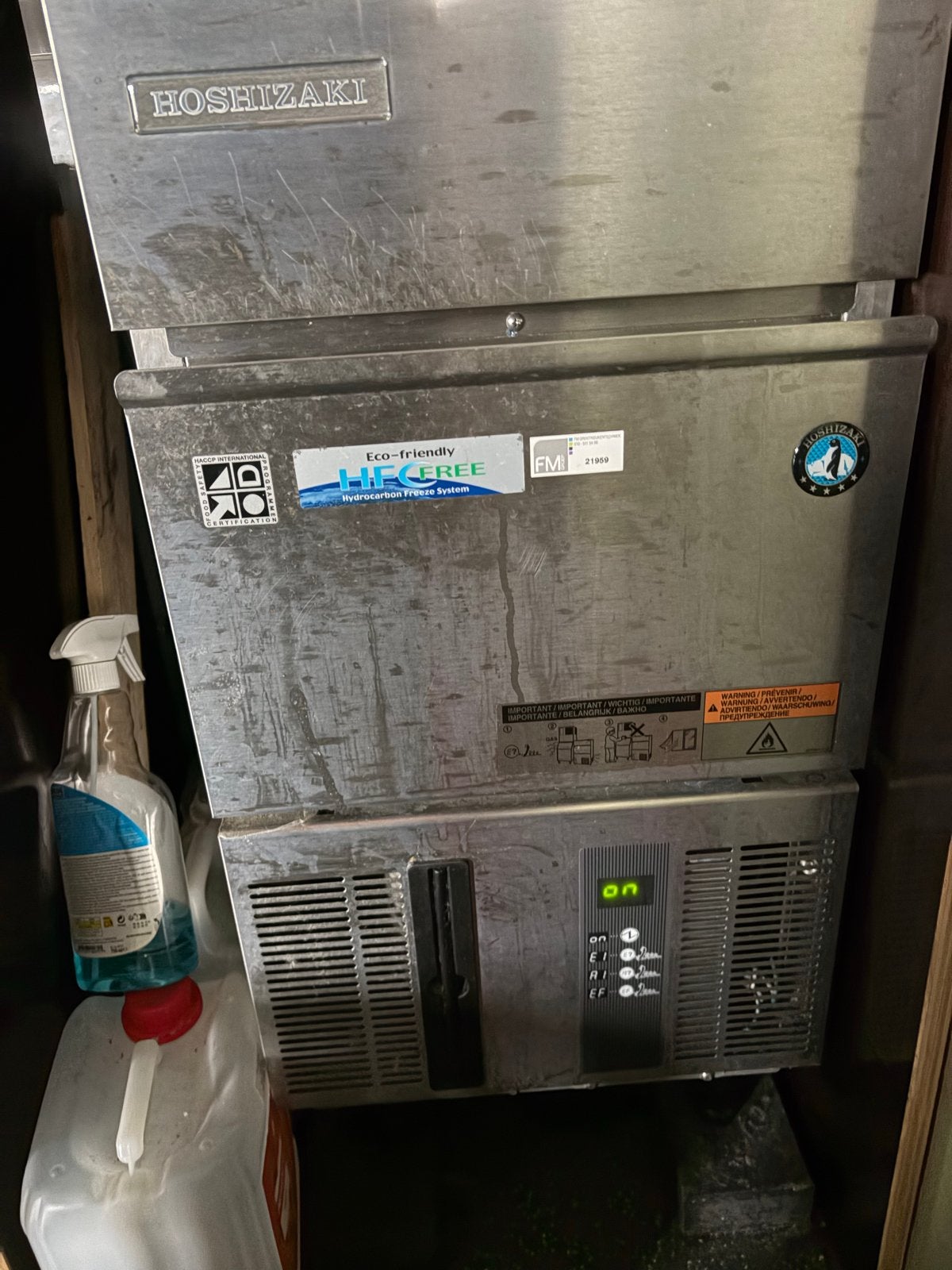 Hoshizaki IJsblokjesmachine - Eco-vriendelijk, Ophalen of Verzenden, Gebruikt