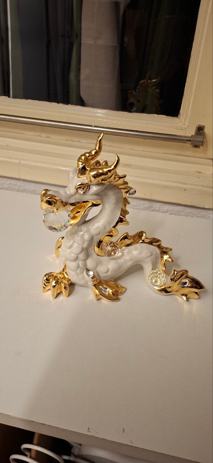 capodimonte met bladgoud, Ophalen of Verzenden