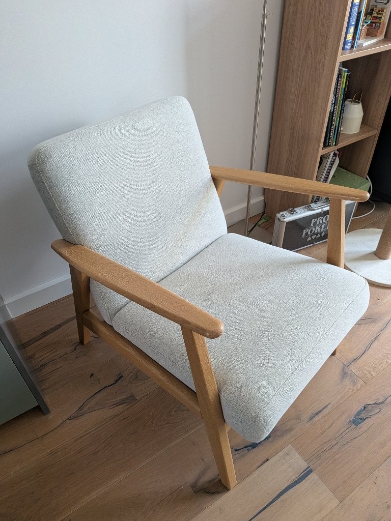 Fauteuil/armchair Ikea, Huis en Inrichting, Fauteuils, Ophalen, 75 tot 100 cm, Zo goed als nieuw, Overige materialen