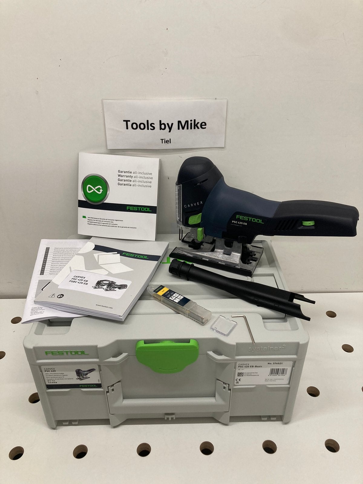 Nieuwe festool psc420 incl. Garantie, Ophalen, Nieuw, Decoupeerzaag, 70 mm of meer