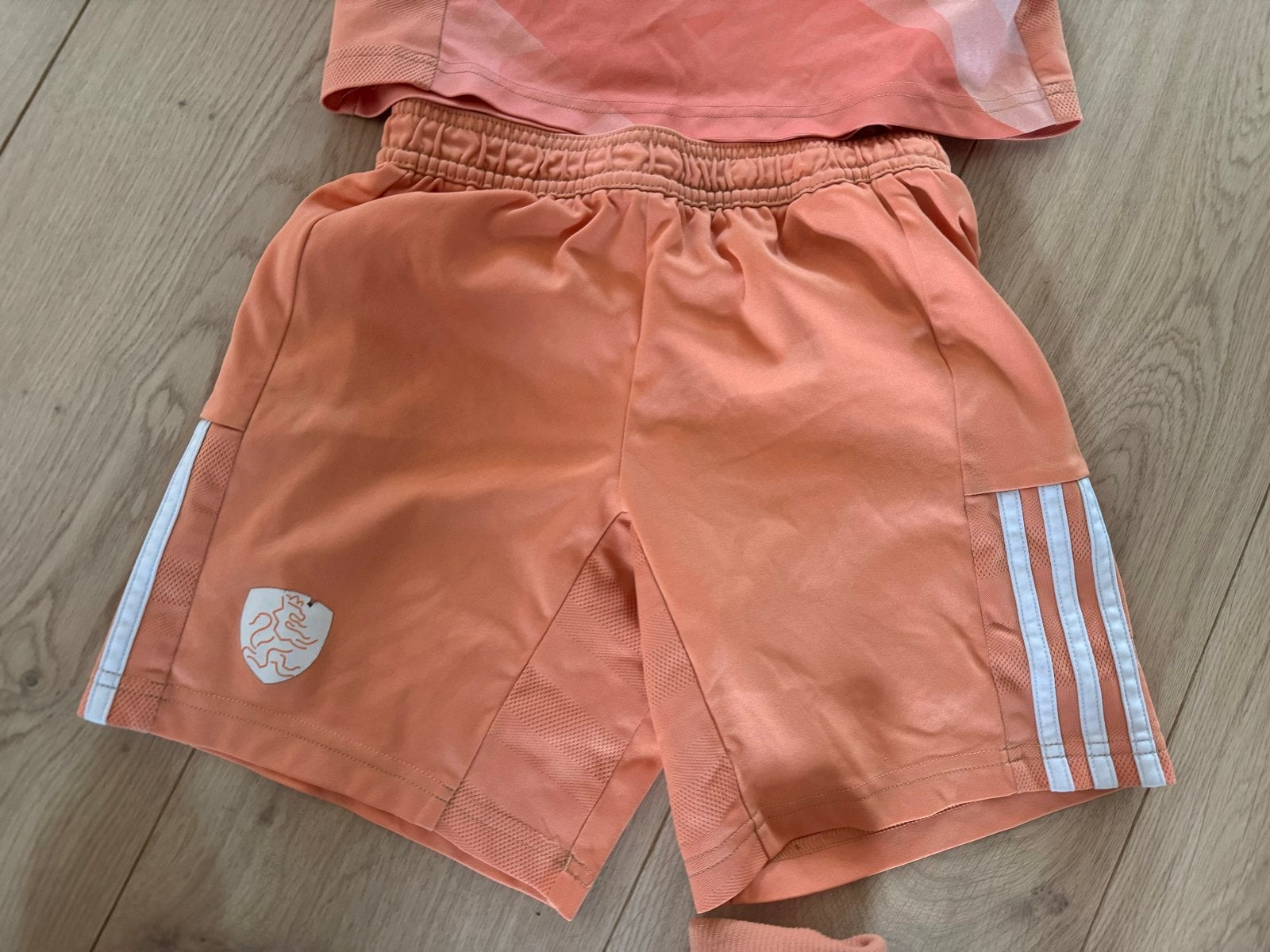 Adidas Rabobank Oranje Hockey Set Maat 140, Ophalen of Verzenden, Gebruikt, Jongen of Meisje, Sport- of Zwemkleding
