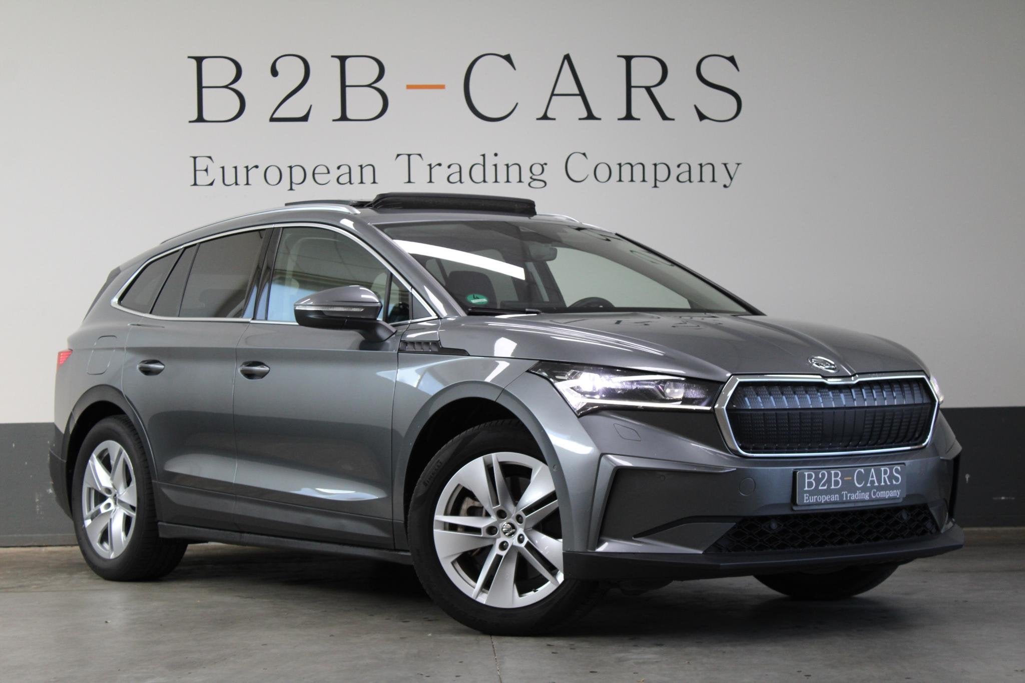 Skoda Enyaq iV 80 | SOH 96,6% | Panorama | Trekhaak | Ledere, Auto's, Skoda, Automaat, Achterwielaandrijving, Gebruikt, 80 kWh