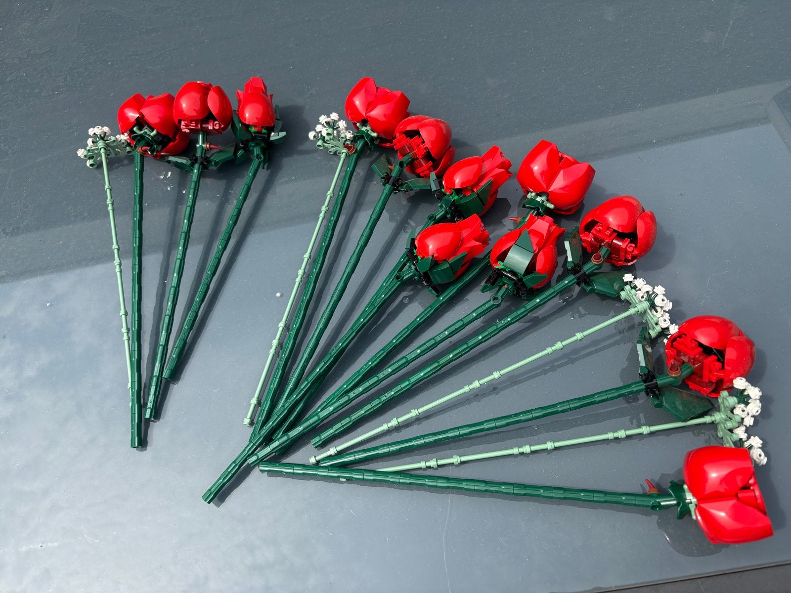 Lego rozen set - zonder doos en beschrijving, Ophalen of Verzenden, Gebruikt