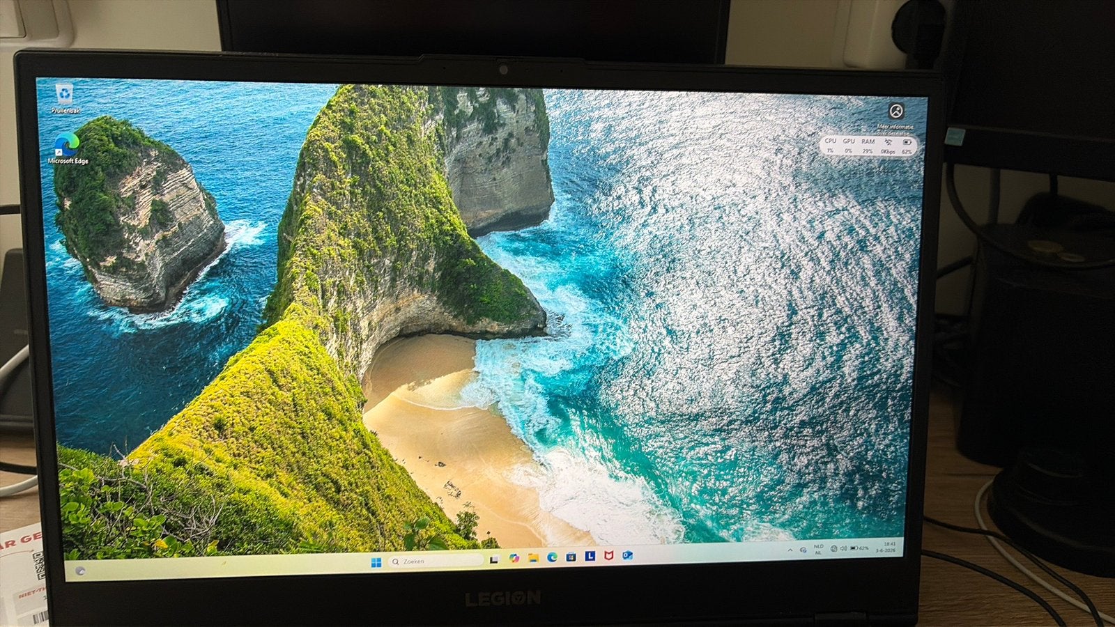 Legion 5 17 inch game laptop in goede staat, Computers en Software, Windows Laptops, Met videokaart, 2 tot 3 Ghz, Qwerty, Intel® Core™ i7 