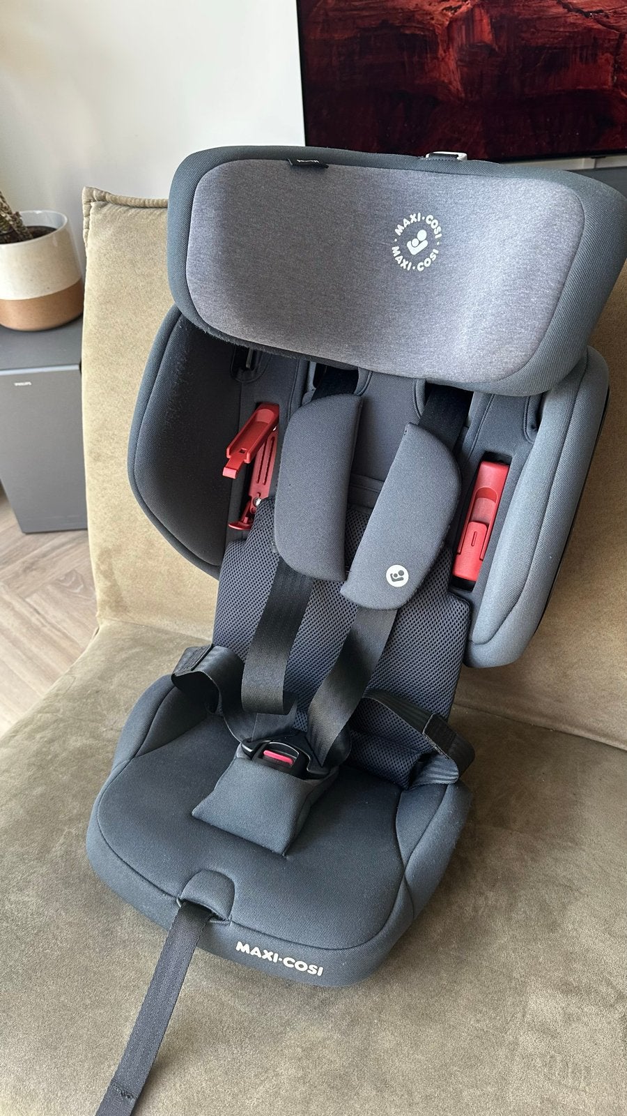 Maxi-Cosi Nomad autostoel - Compact en draagbaar, Ophalen, Autogordel, Verstelbare rugleuning, 9 t/m 18 kg