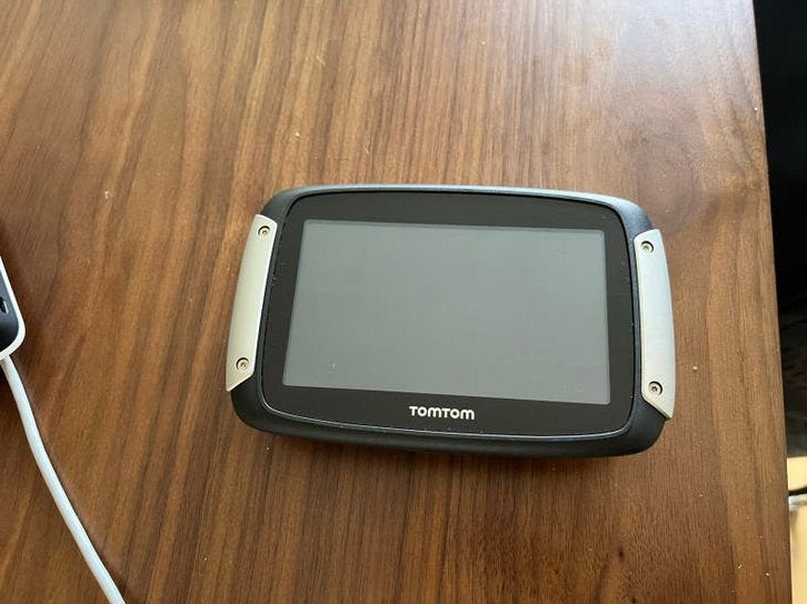 Motor TomTom navigatiesysteem met geheugenkaart, Ophalen of Verzenden, Gebruikt