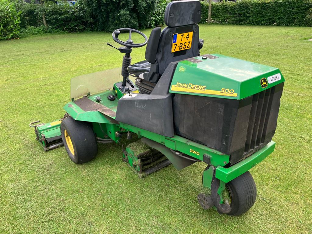 Grasmaaier johndeere 500 kooimaaier diesel, Tuin en Terras, Kooimesmaaier, Ophalen of Verzenden, Zo goed als nieuw, 50 cm of meer