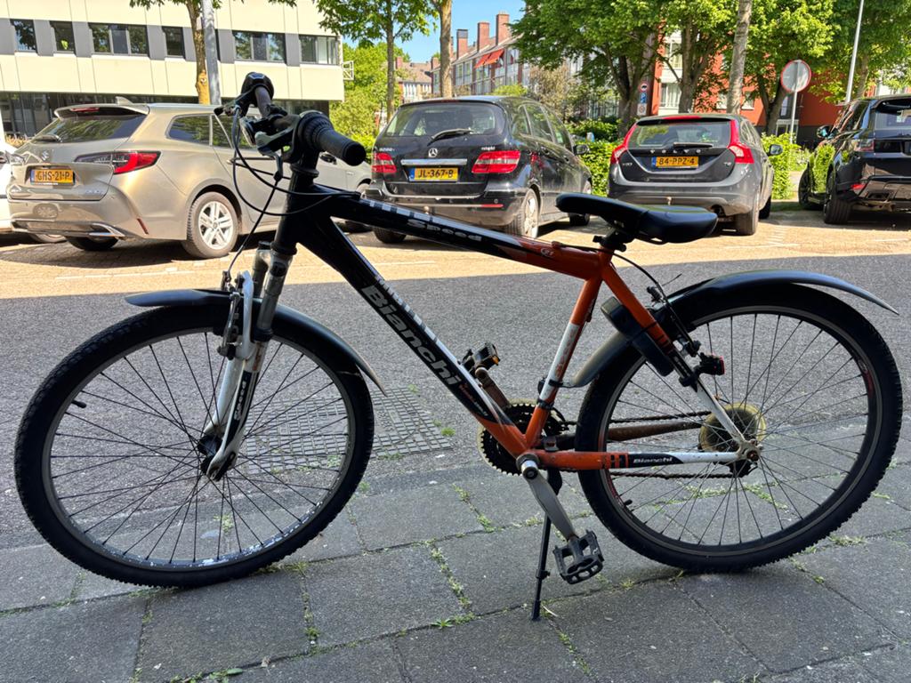 Bianchi Mountainbike - Oranje/Zwart 26 inch, Overige merken, Gebruikt, Hardtail, Ophalen of Verzenden