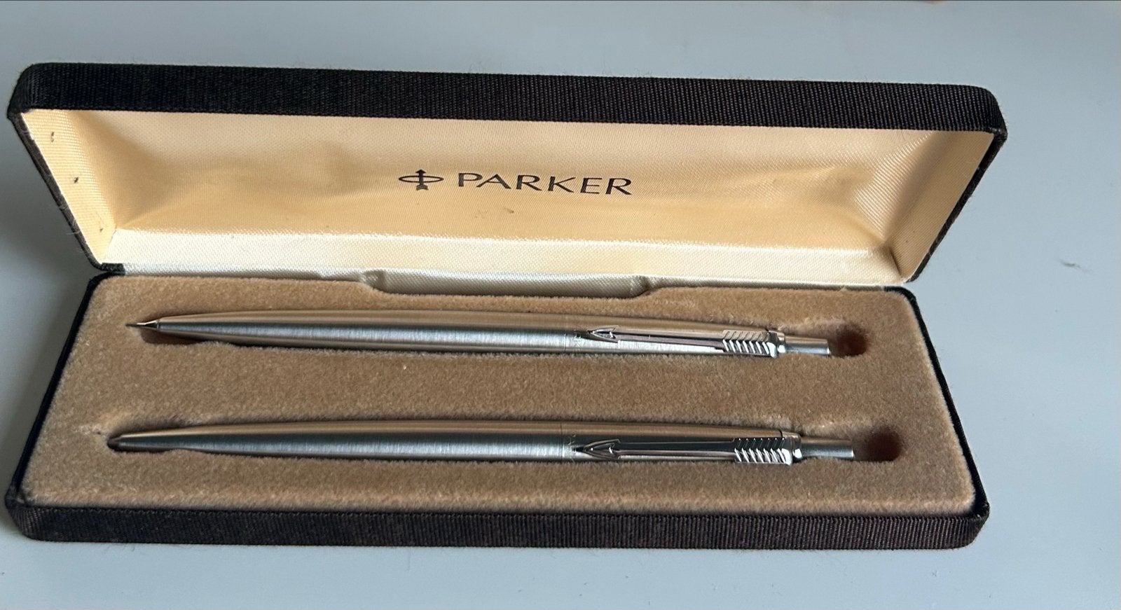 Parker Balpen en Vulpotlood, Gebruikt, Met doosje, Ophalen of Verzenden, Parker