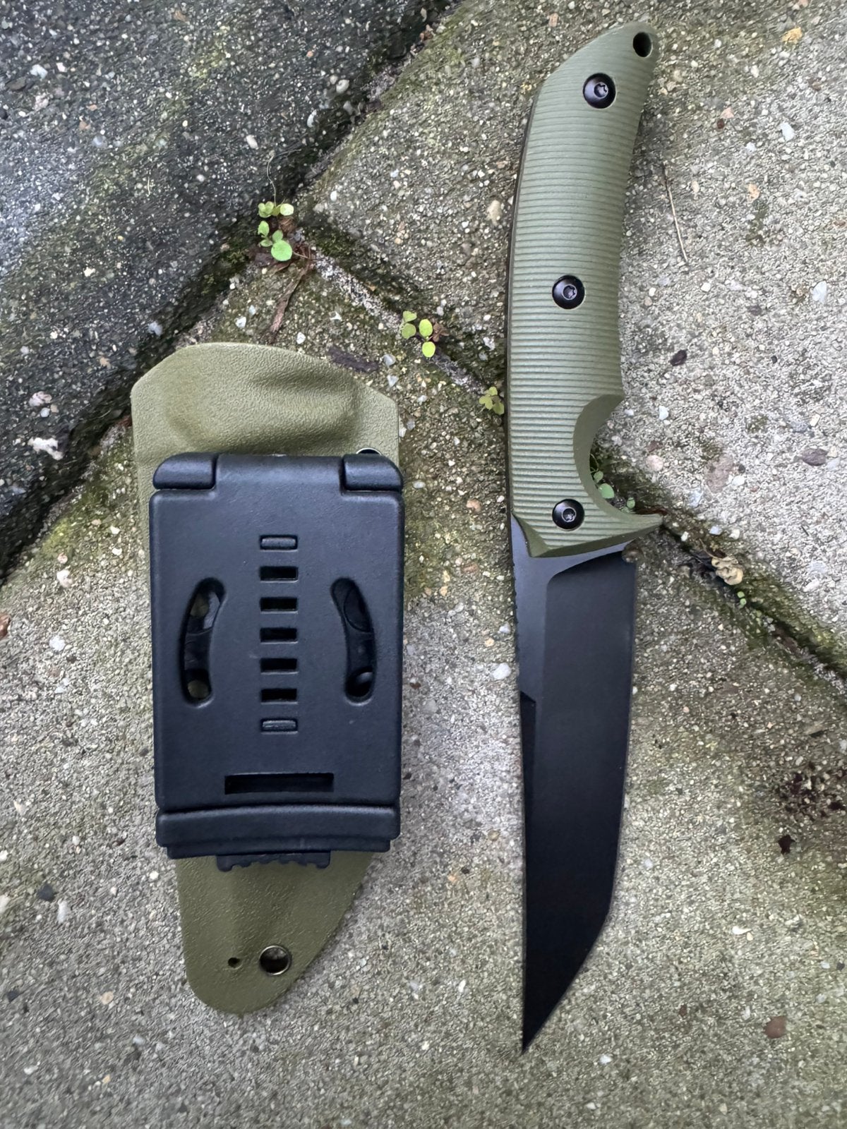 Bushcraft mes outdoor survival zakmes scouting, Ophalen of Verzenden, Zo goed als nieuw
