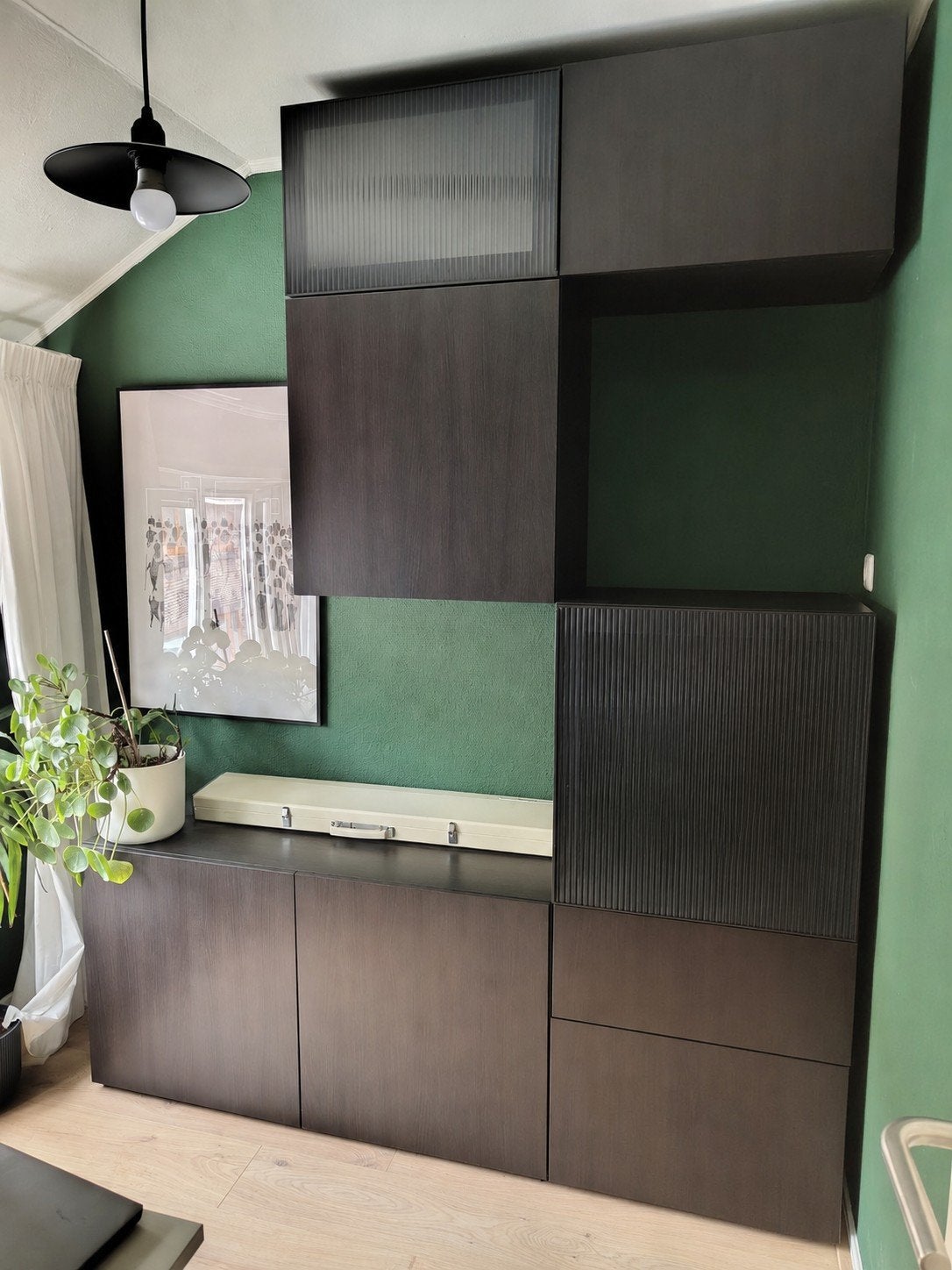 IKEA Besta kast - Modulair systeem 60x60, bovenste 40 hoog, Ophalen, Gebruikt, 100 tot 150 cm, 25 tot 50 cm