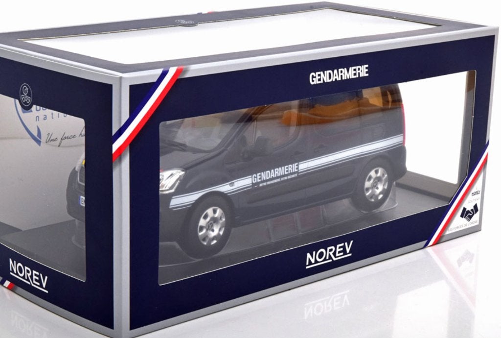 Peugeot Partner 2018 Gendarmerie 1/18 NOREV ref: 184890, Hobby en Vrije tijd, Modelauto's | 1:18, Ophalen of Verzenden, Nieuw