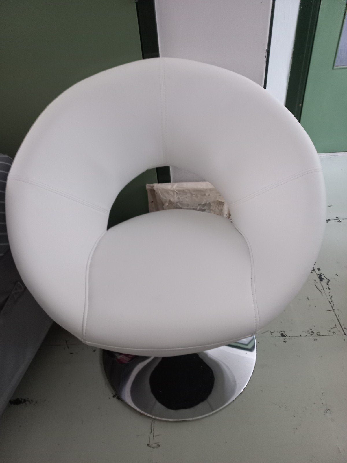 grote draai baar fauteuils cream kleur heel mooi nieuw, Ophalen of Verzenden, Nieuw