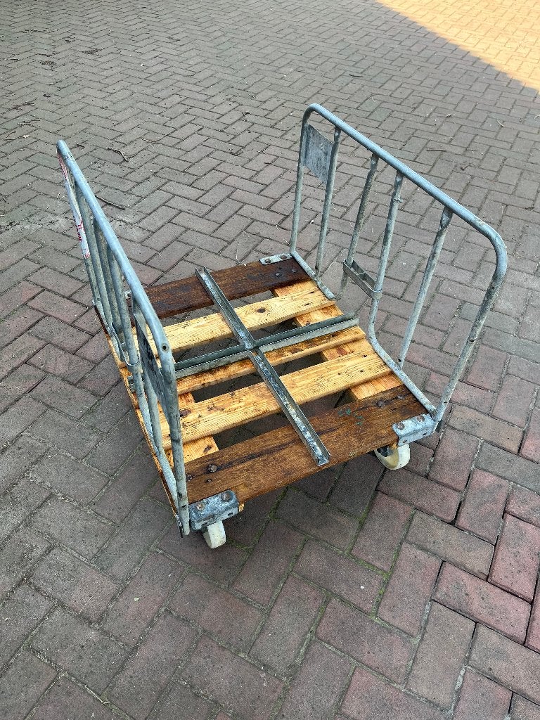 handmatige balenperswagen, pakkettenpers kar rolcontainer, 100 liter of meer, Ophalen, Gebruikt, Transportkar