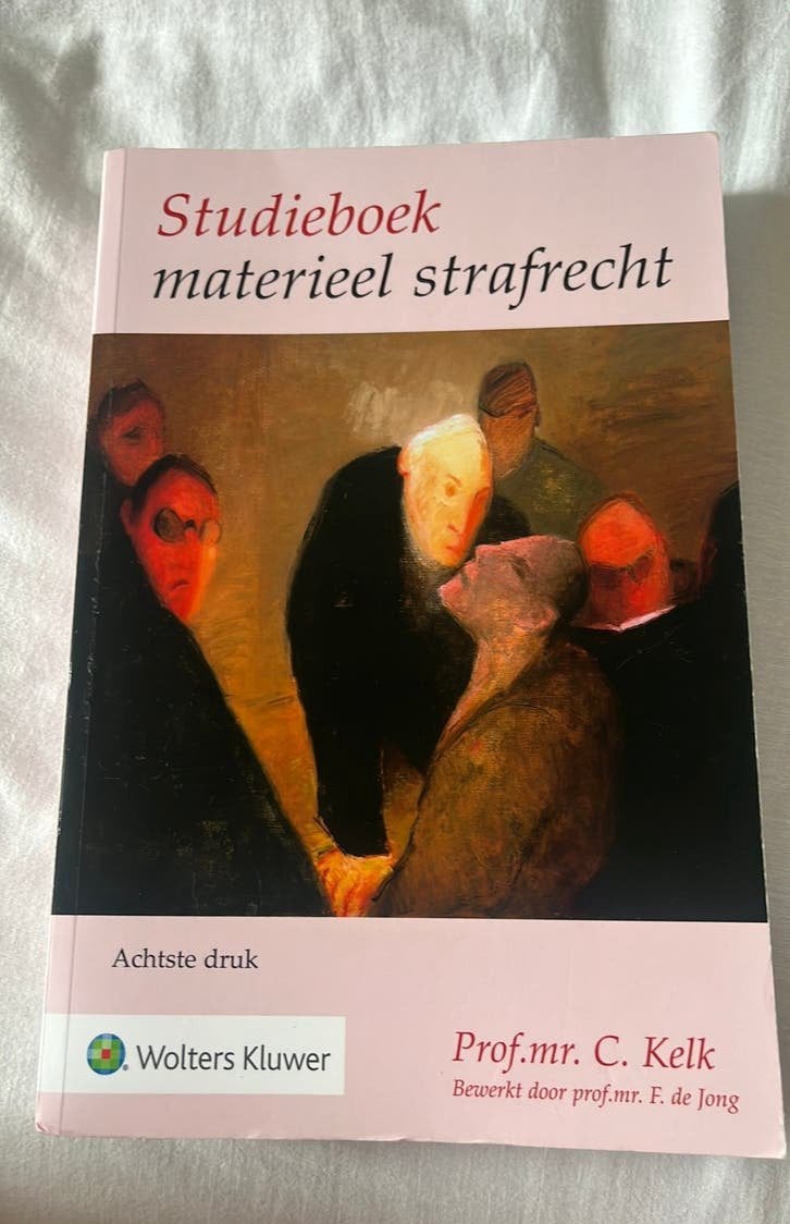 Studieboek materieel strafrecht, Boeken, Ophalen of Verzenden, Alpha, Zo goed als nieuw, WO