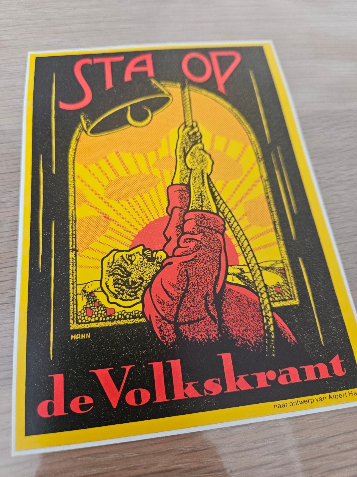 De Volkskrant sticker, Verzamelen, Ophalen of Verzenden, Zo goed als nieuw