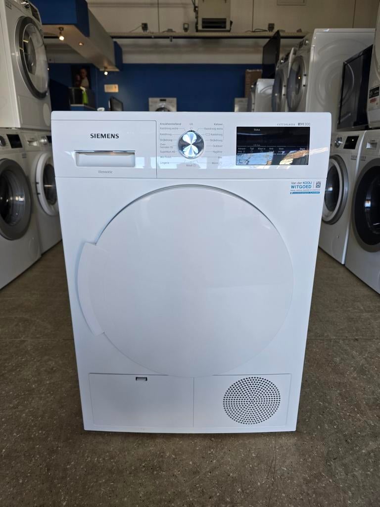Siemens IQ 300 condensdroger | 8 kilo | Gratis thuis 🚚✅️, Witgoed en Apparatuur, Wasdrogers, Ophalen, Jirnsum, Anti-kreukfase