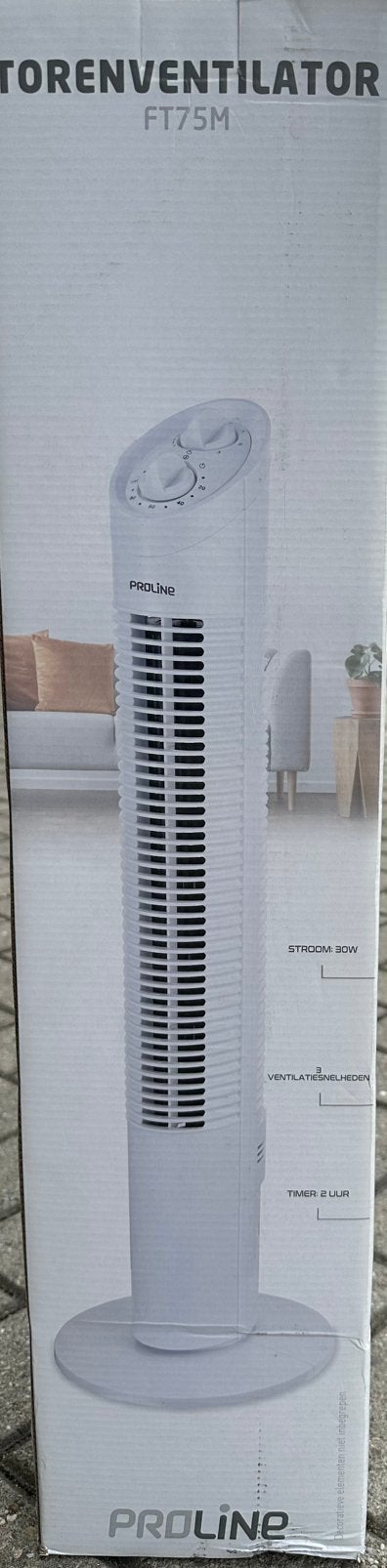 Proline  torenventilstor FT75M, Ophalen of Verzenden, Nieuw