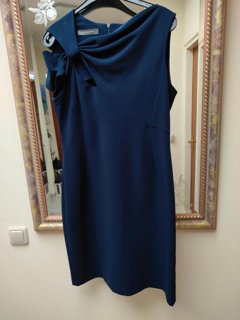 Prachtige jurk van Sandro Ferrone it.mt.46 med.mt.m, Kleding | Dames, Blauw, Maat 46/48 (XL) of groter, Ophalen of Verzenden, Zo goed als nieuw
