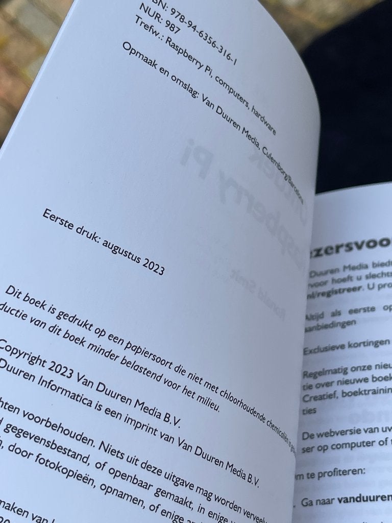 Ontdek de Raspberry Pi (Nieuw 2023) Computerboek, Ophalen of Verzenden, Nieuw, Programmeertaal of Theorie