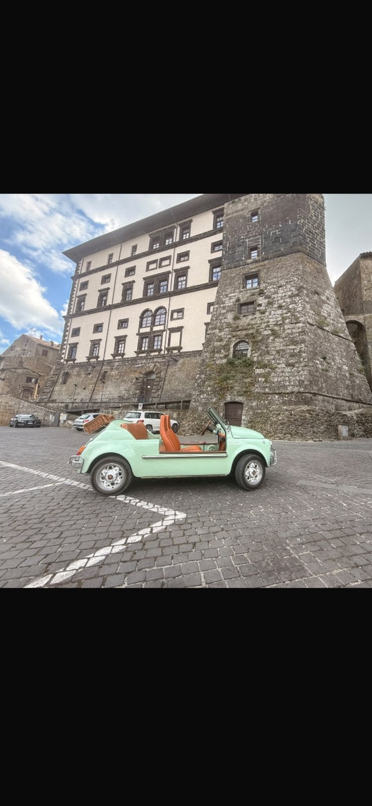 Fiat 500 met 650 cc "jolly" kleur pistache in nieuwstaat, foto 9