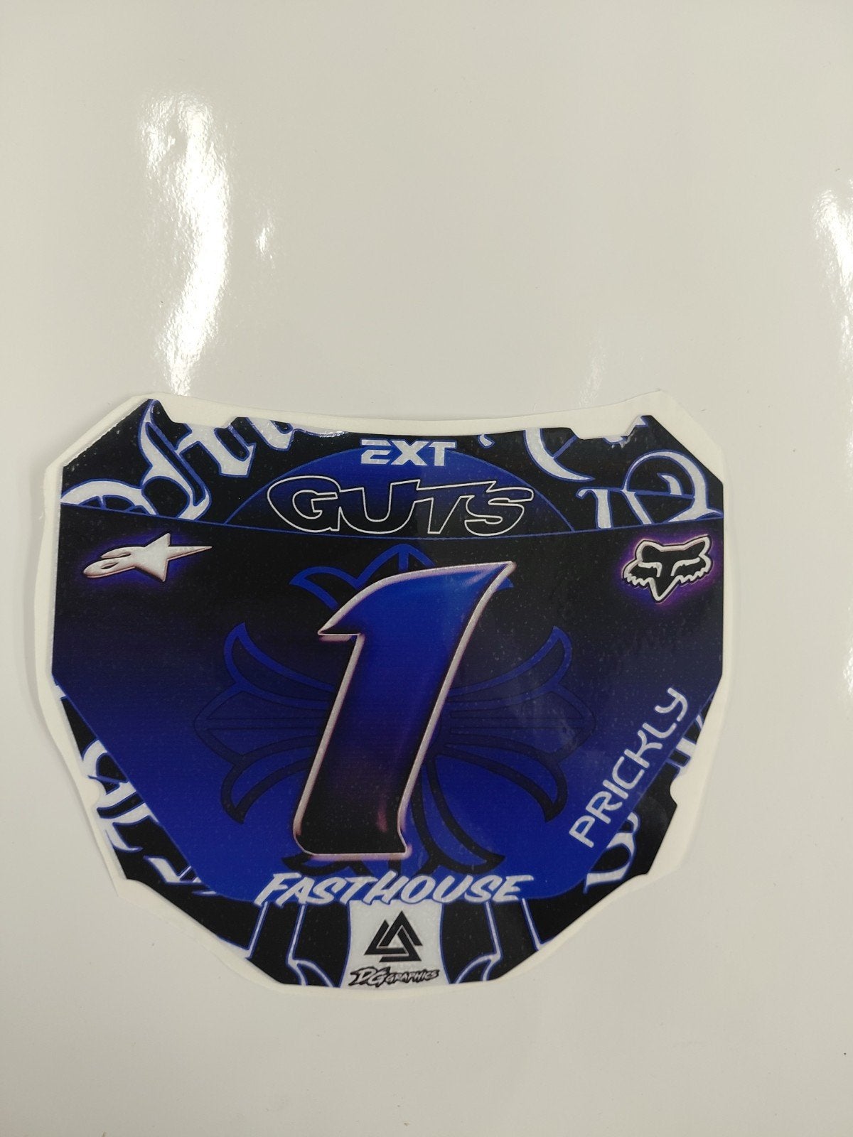 Fatbike odi plate sticker, Motoren, Ophalen of Verzenden