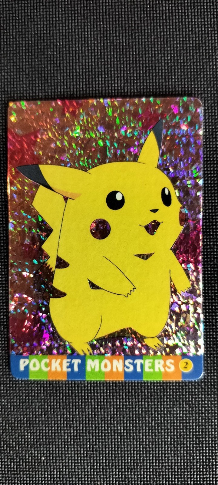 2000 vending machine Pikachu nr 2, Ophalen of Verzenden, Zo goed als nieuw, Losse kaart, Foil
