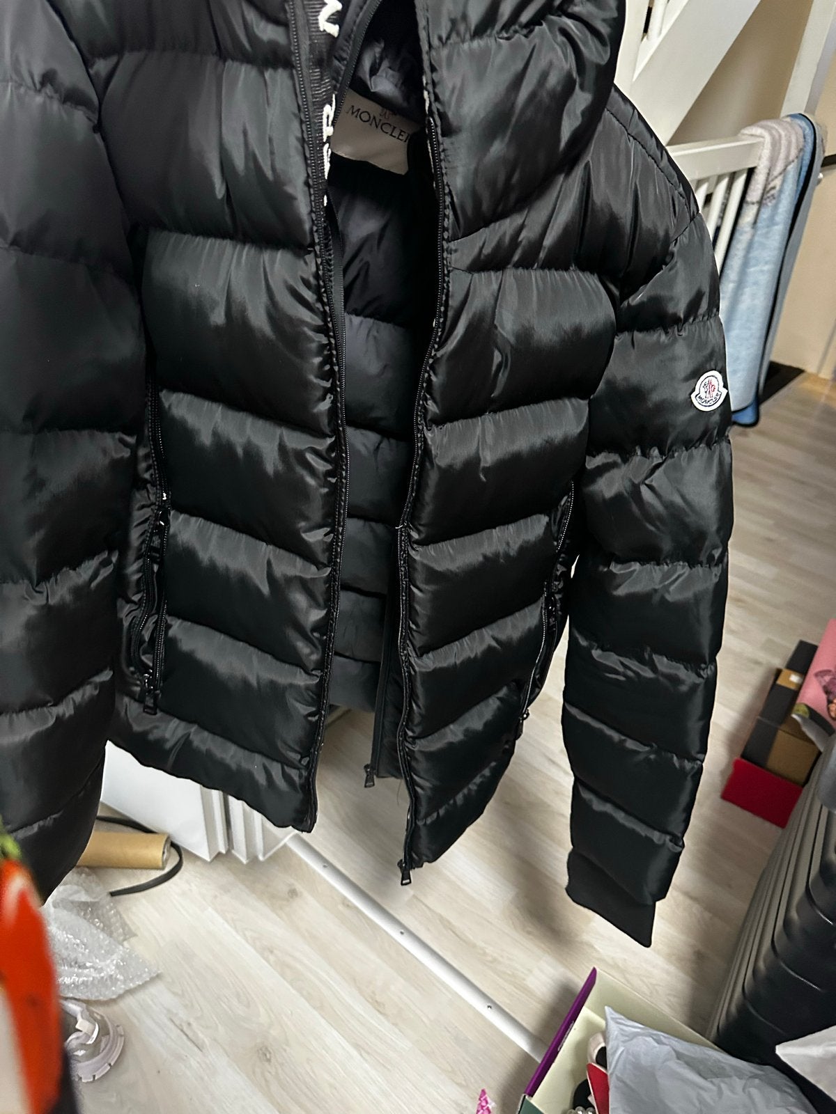 Moncler heren jas - origineel en weinig gedragen, Ophalen of Verzenden, Zo goed als nieuw, Overige maten, Zwart