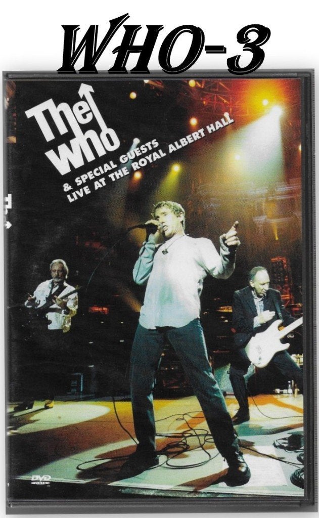 DVD Who-3 --- Live at the Royal Albert Hall, Alle leeftijden, Ophalen of Verzenden, Zo goed als nieuw