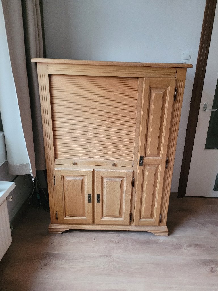 Eiken computerkast, Huis en Inrichting, Kasten | Computermeubels, Ophalen, Gebruikt, 70 tot 120 cm, 40 tot 80 cm