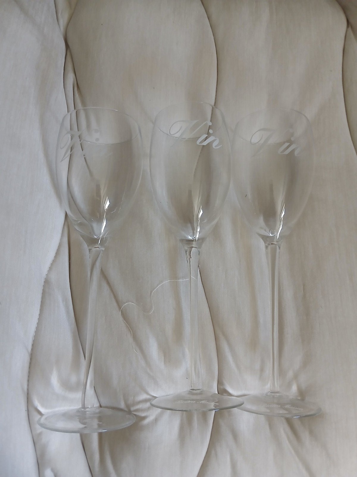 Riviera Maison 'Vin' wijnglazen - set van 3, Ophalen
