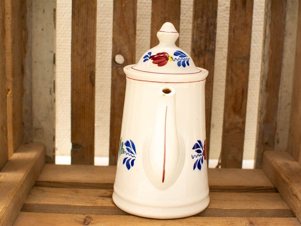 Boch boerenbond porseleinen theepot 37341, Huis en Inrichting, Keuken | Servies, Gebruikt, Ophalen of Verzenden, Bord(en), Overige stijlen