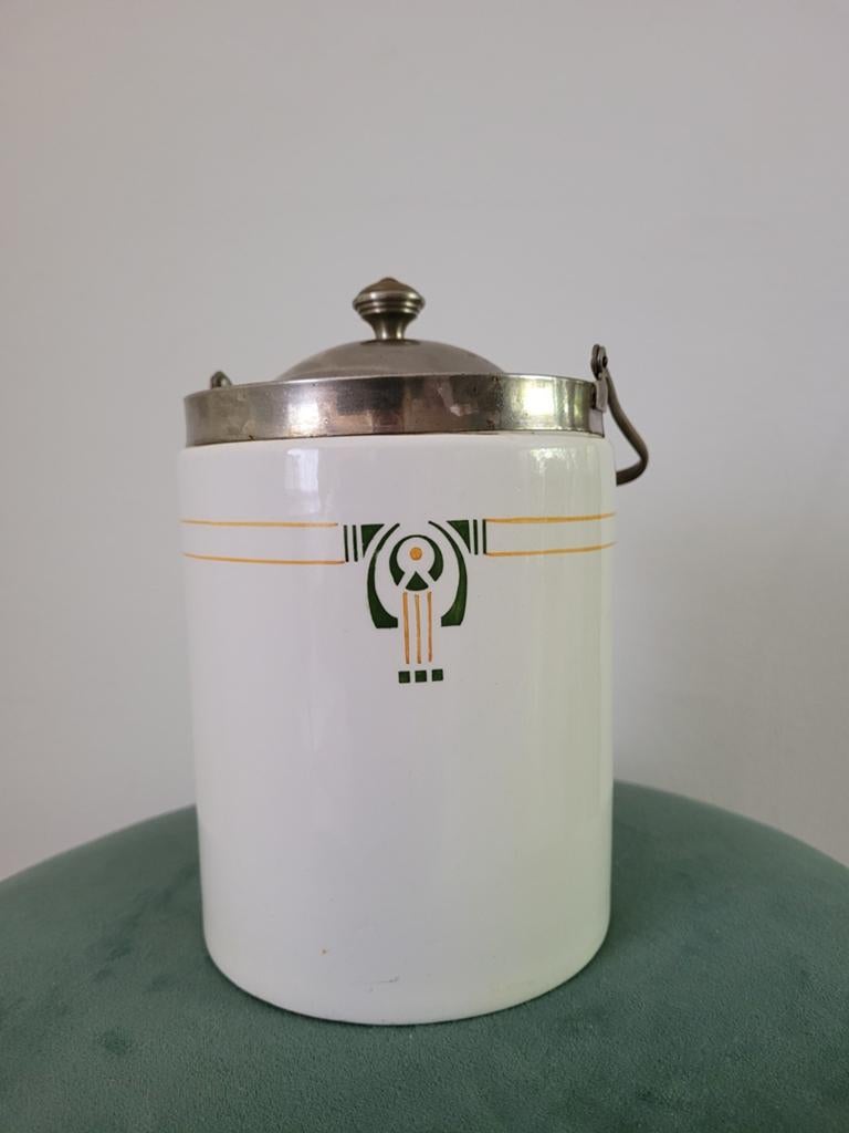 Antieke koekdoos Chris van der Hoef - Art Deco, Ophalen of Verzenden