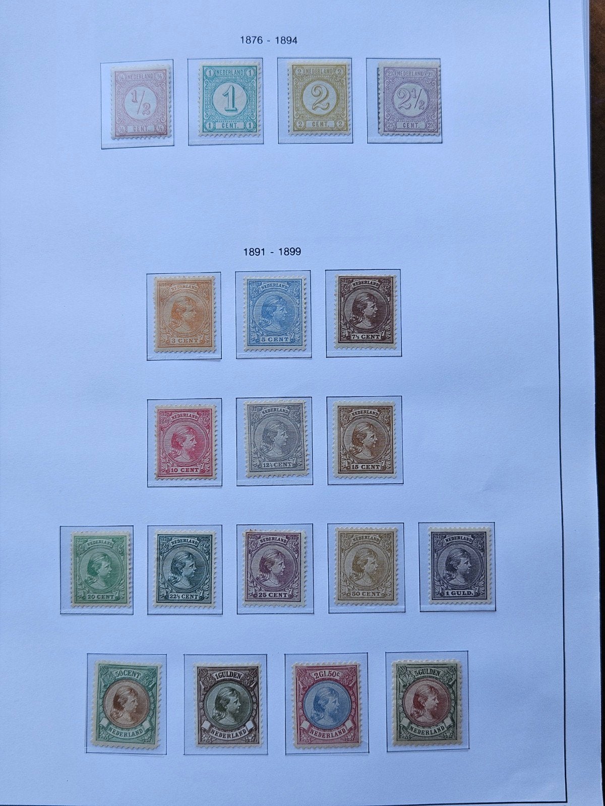 Nederland compleet ongebruikt en postfris 1852 t/m 1982., Ophalen of Verzenden, T/m 1940, Postfris