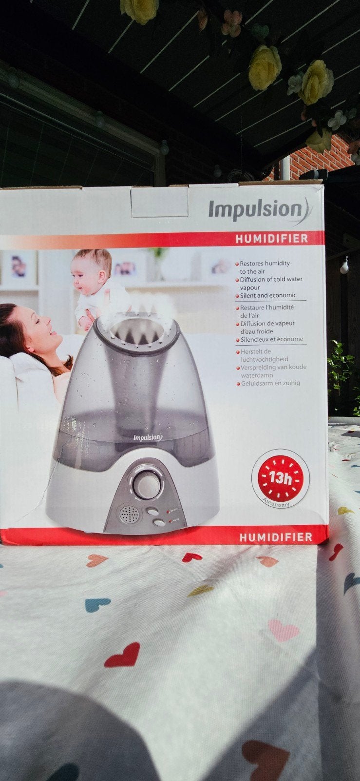 Impulsion Luchtbevochtiger HC01 - Nieuw in doos, Ophalen of Verzenden, Nieuw, Luchtbevochtiger