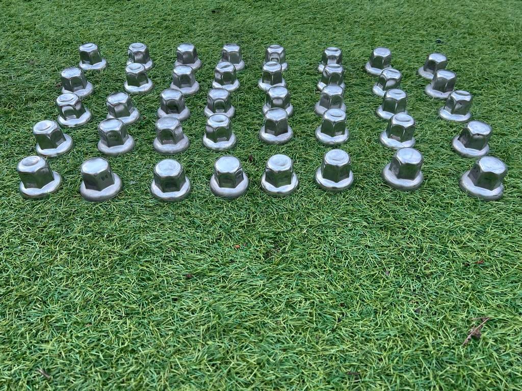 RVS wieldoppen Chrome 33mm, Ophalen of Verzenden, Gebruikt