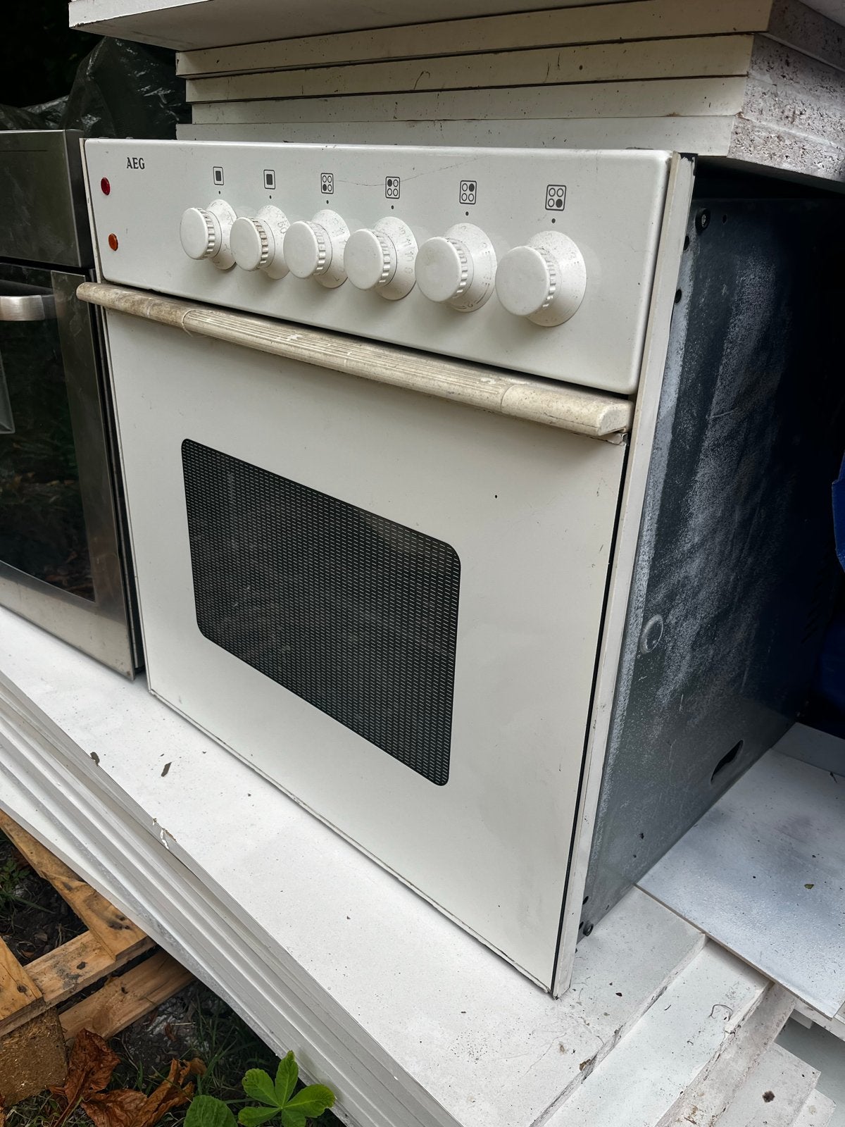 AEG Elektrisch Oven - Wit, Gebruikt, Gebruikt, 60 cm of meer, Energieklasse A of zuiniger, Vrijstaand