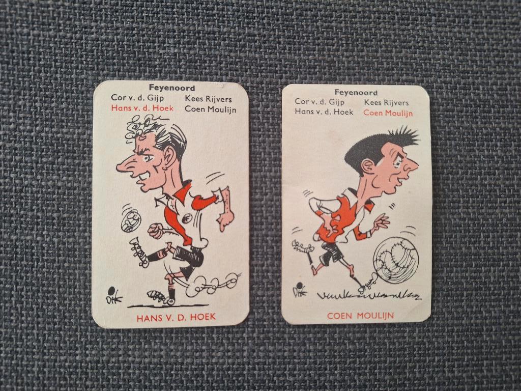 Monty karikaturen Moulijn en van der Hoek Feyenoord, Verzenden, Plaatje