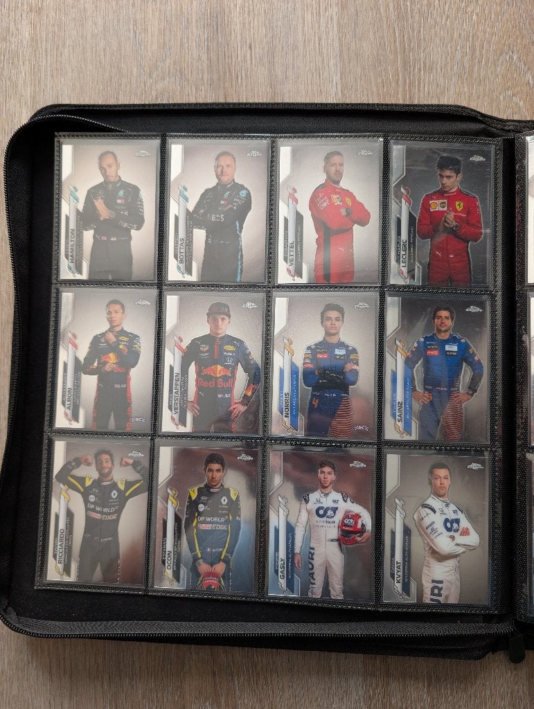 2020 topps chrome f1 full base set, Verzamelen, Ophalen of Verzenden, Zo goed als nieuw, Formule 1