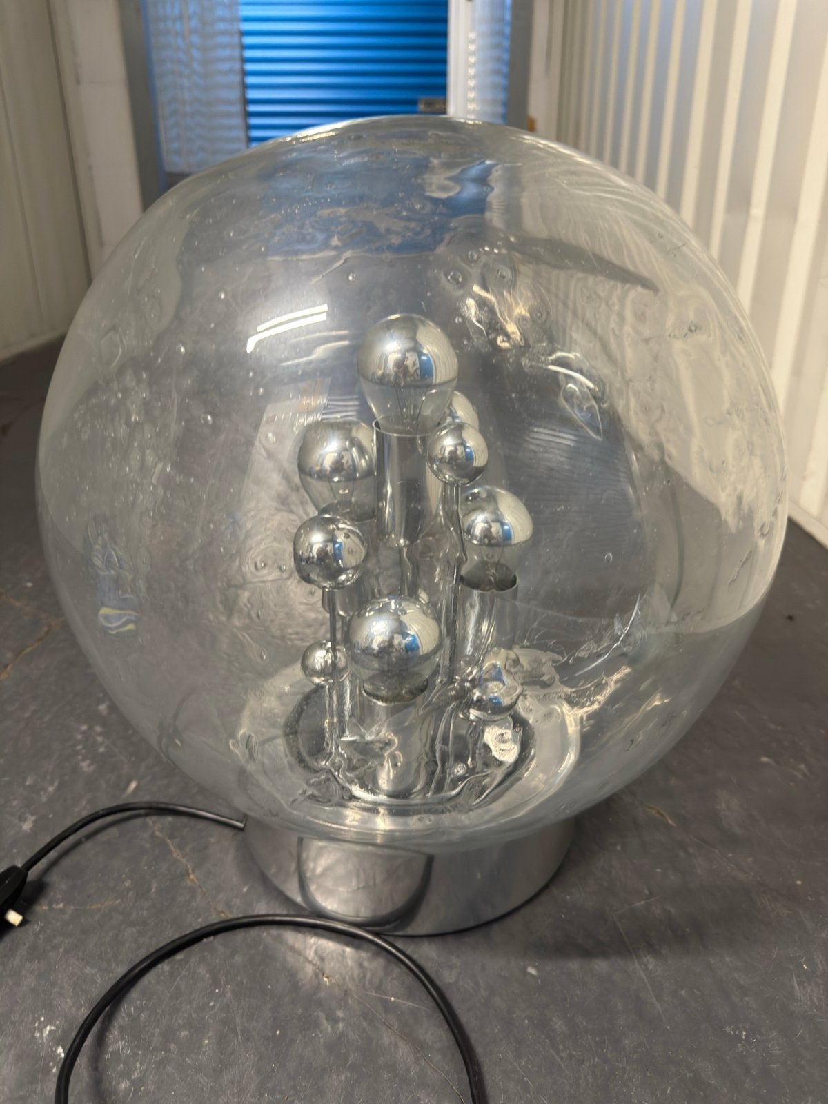 Doria Leuchten 'Big Ball' Tafellamp - Vintage Jaren 70, Ophalen, Gebruikt, Overige merken, Vintage