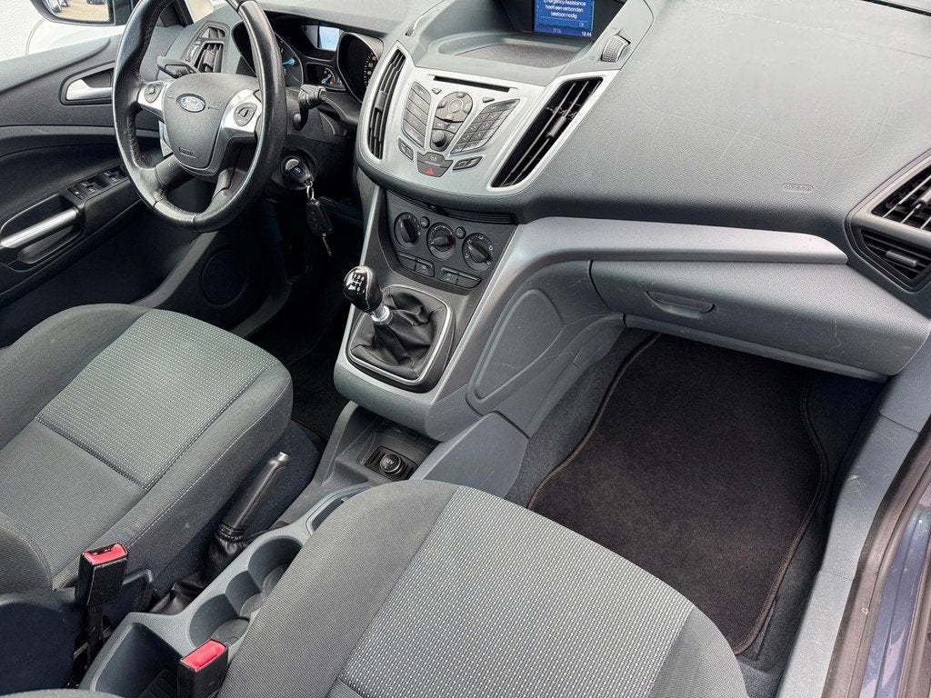 Ford C-Max 1.0 Trend NETTE AUTO&RIJD GOED, Auto's, Voorwielaandrijving, Euro 5, Gebruikt, Zwart