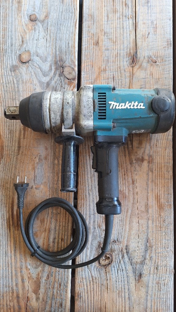 Makita TW1000 Zware 1 duims slagmoersleutel 1 inch., ., Ophalen of Verzenden, Zo goed als nieuw, .