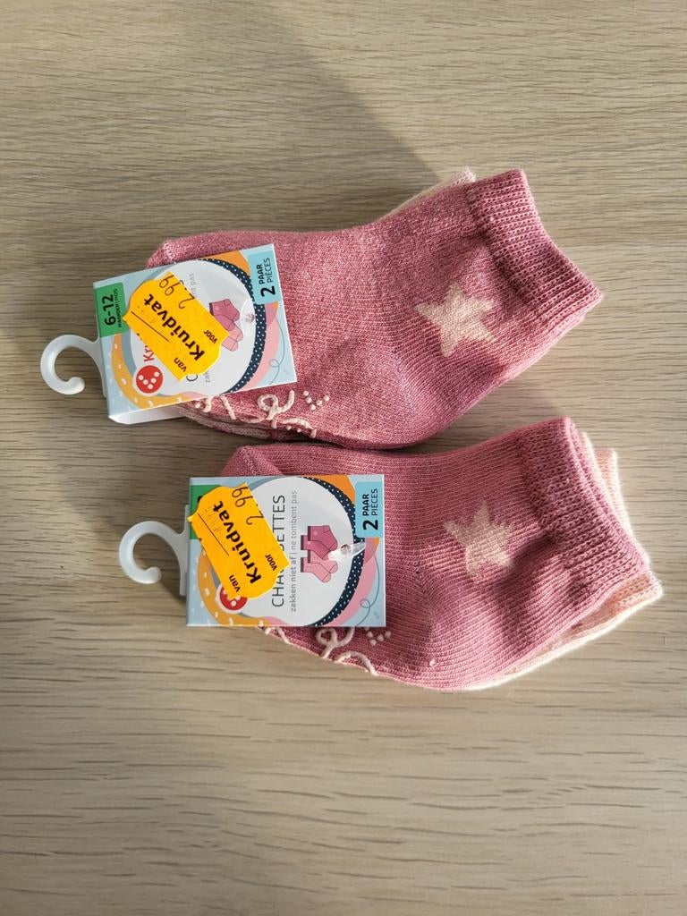 Roze baby sokken nieuw 6-12 maanden, Kinderen en Baby's, Meisje, Nieuw, Kruidvat, Ophalen of Verzenden