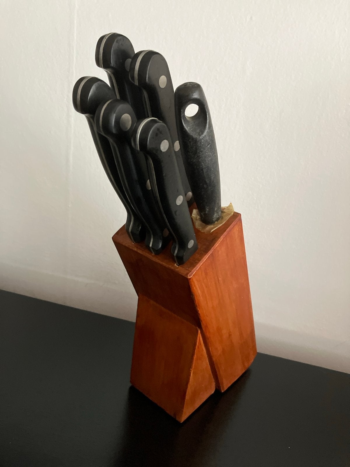 CS Professional messen set met aanzetstaal, Huis en Inrichting, Ophalen of Verzenden, Zwart, Metaal, Overige merken