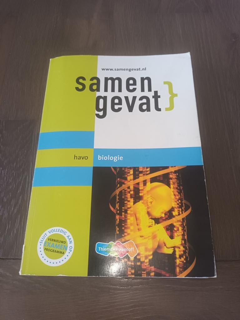 Samengevat Biologie HAVO - Examenvoorbereiding, Biologie, Ophalen of Verzenden, Zo goed als nieuw, HAVO