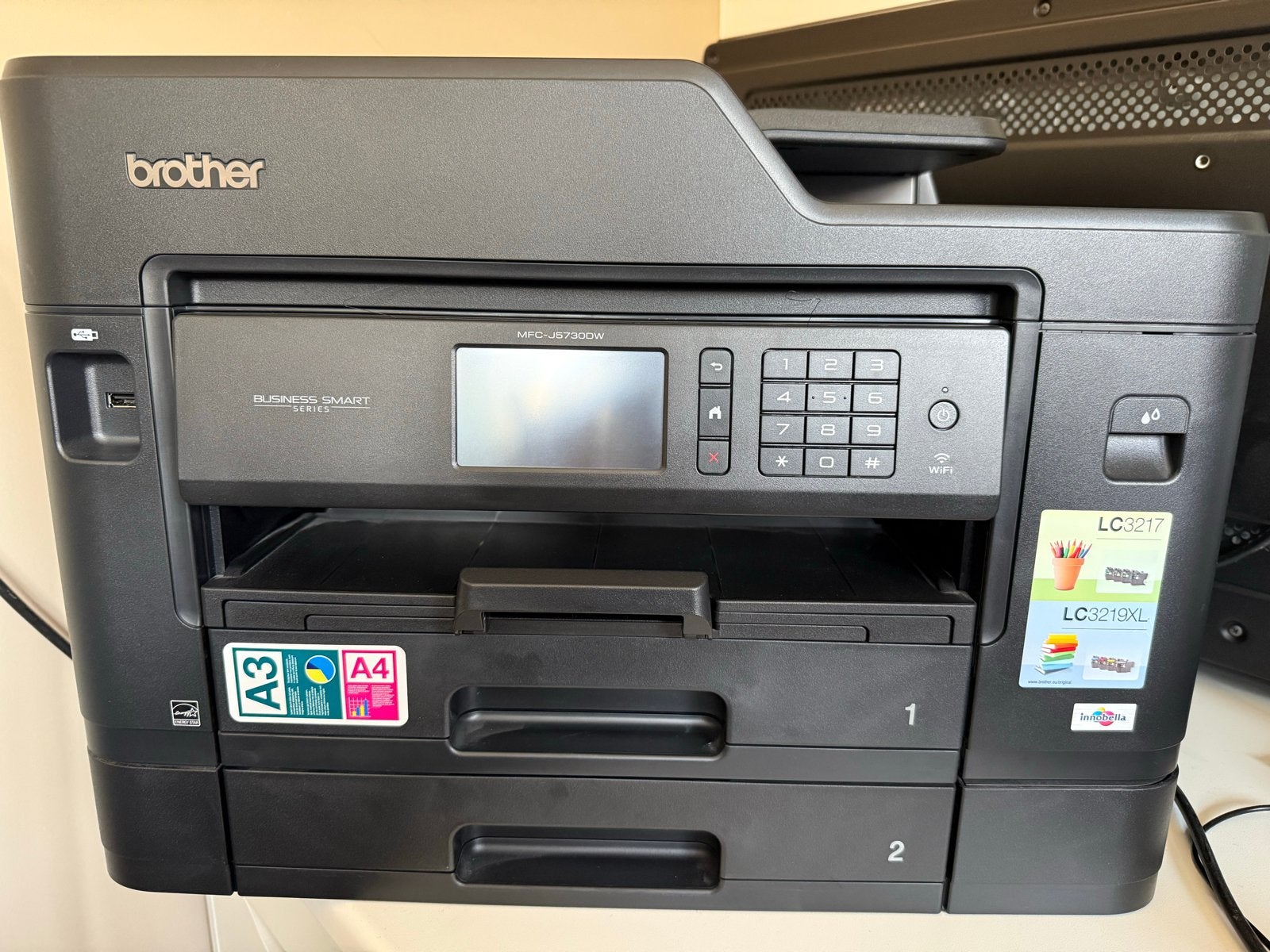 Brother MFC-J5730DW All-in-one Inkjetprinter A3/A4, Computers en Software, Printers, Zo goed als nieuw, All-in-one, Inkjetprinter