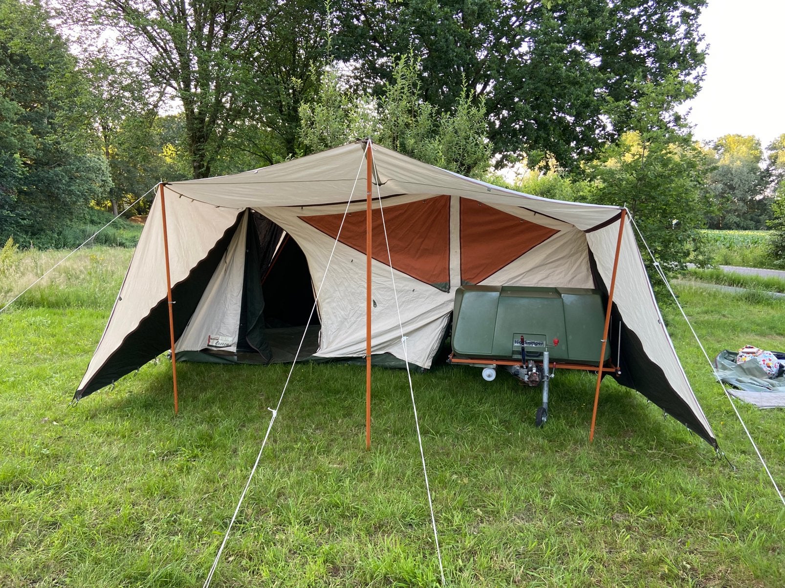 Holtkamper cocoon XL 2014 incl over te nemen stalling, Caravans en Kamperen, Ophalen, Beige, Aanwezig, Holtkamper